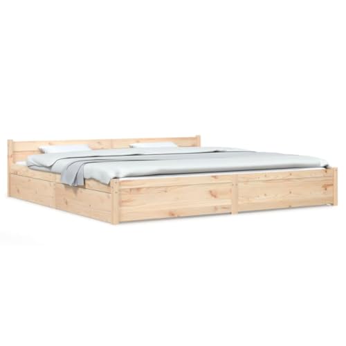 Eleganz Bett mit Schubladen 180x200 cm - Modernes Doppelbett mit großem Stauraum für kleine Räume - Langlebiges Design für Schlafzimmer Eleganz Bett mit Schubladen 180x200 cm - Modernes Doppelbett mit großem Stauraum für kleine Räume - Langlebiges Design für Schlafzimmer von Eleganz