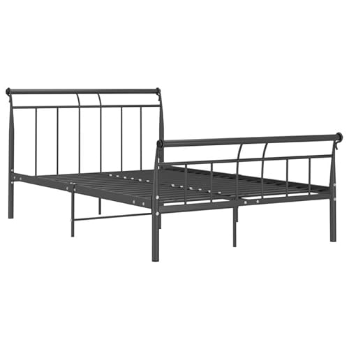 Eleganz Bettgestell 120x200 cm Schwarz Metall - Stabiles Rahmen für Einzelbett & Doppelbett - Modernes Design für Schlafzimmer & Gastbereich Eleganz Bettgestell 120x200 cm Schwarz Metall - Stabiles Rahmen für Einzelbett & Doppelbett - Modernes Design für Schlafzimmer & Gastbereich von Eleganz
