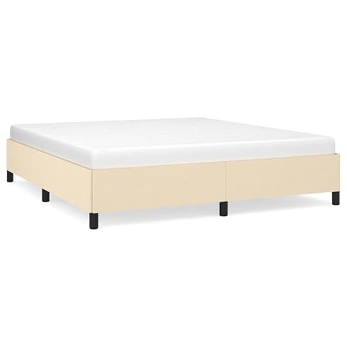 Eleganz Bettgestell 180x200 cm ohne Matratze - Modernes Stoffbett mit stabilem Rahmen, cremefarben - Perfekte Lösung für erholsamen Schlaf - Ideal für Schlafzimmer in Wohnungen und Häusern Eleganz Bettgestell 180x200 cm ohne Matratze - Modernes Stoffbett mit stabilem Rahmen, cremefarben - Perfekte Lösung für erholsamen Schlaf - Ideal für Schlafzimmer in Wohnungen und Häusern von Eleganz