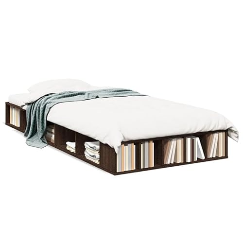 Eleganz Bettgestell Braun Eichen-Optik 75x190 cm - Massivholzoptik für EIN natürliches Schlafzimmer, stabil & langlebig, einfache Montage Eleganz Bettgestell Braun Eichen-Optik 75x190 cm - Massivholzoptik für EIN natürliches Schlafzimmer, stabil & langlebig, einfache Montage von Eleganz