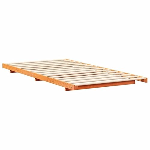 Eleganz Bettgestell Kiefer Massivholz 90x190 cm - Bodenbett Natur Wachsbraun - Langlebig & Stilvoll für Schlafzimmer - Nachhaltiges Design Eleganz Bettgestell Kiefer Massivholz 90x190 cm - Bodenbett Natur Wachsbraun - Langlebig & Stilvoll für Schlafzimmer - Nachhaltiges Design von Eleganz