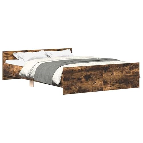 Eleganz Bettgestell Räuchereiche 120x200 cm mit Kopf- und Fußteil - Stilvolles & Langlebiges Bett für Schlafzimmer - Natürliche Optik & Stabile Bauweise Eleganz Bettgestell Räuchereiche 120x200 cm mit Kopf- und Fußteil - Stilvolles & Langlebiges Bett für Schlafzimmer - Natürliche Optik & Stabile Bauweise von Eleganz