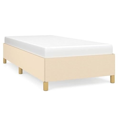 Eleganz Bettgestell ohne Matratze 90x190 cm - Stoffbezug, modernes Design für Schlafzimmer, einfach zu montieren, stabil und langlebig Eleganz Bettgestell ohne Matratze 90x190 cm - Stoffbezug, modernes Design für Schlafzimmer, einfach zu montieren, stabil und langlebig von Eleganz
