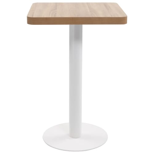 Eleganz Bistrotisch 50x50 cm aus MDF und Stahl - Moderner Esstisch für kleine Räume - Langlebig und pflegeleicht - Ideal für Küche oder Balkon Eleganz Bistrotisch 50x50 cm aus MDF und Stahl - Moderner Esstisch für kleine Räume - Langlebig und pflegeleicht - Ideal für Küche oder Balkon von Eleganz