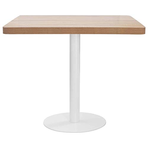 Eleganz Bistrotisch 80x80 cm aus MDF und Stahl - Moderner Esstisch für Küche, Wohnzimmer oder Terrasse - Langlebig und pflegeleicht Eleganz Bistrotisch 80x80 cm aus MDF und Stahl - Moderner Esstisch für Küche, Wohnzimmer oder Terrasse - Langlebig und pflegeleicht von Eleganz