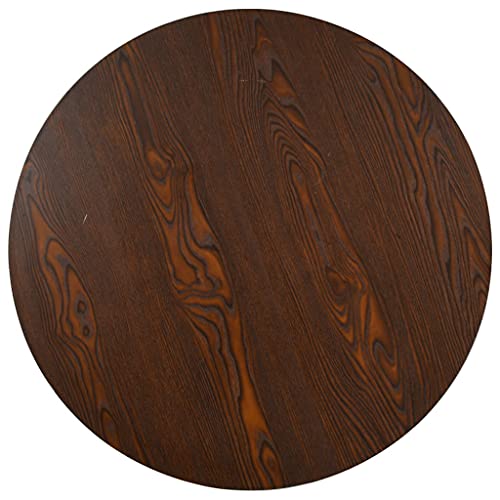 Eleganz Bistrotisch Dunkelbraun 80 cm aus MDF und Stahl - Moderner Esstisch für Küche, Wohnzimmer oder Balkon - Stabiles Design für kleine Räume Eleganz Bistrotisch Dunkelbraun 80 cm aus MDF und Stahl - Moderner Esstisch für Küche, Wohnzimmer oder Balkon - Stabiles Design für kleine Räume von Eleganz