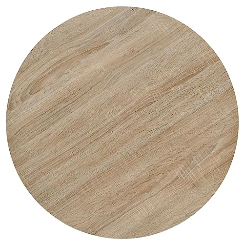 Eleganz Bistrotisch Rund 60 x 75 cm - MDF & Stahl in Eichenoptik - Perfekt für Küche, Wohnzimmer oder Balkon - Langlebig & Stilvoll Eleganz Bistrotisch Rund 60 x 75 cm - MDF & Stahl in Eichenoptik - Perfekt für Küche, Wohnzimmer oder Balkon - Langlebig & Stilvoll von Eleganz