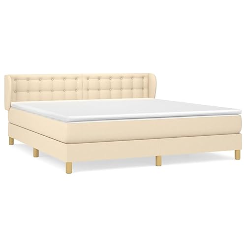 Eleganz Boxspringbett mit Matratze 180x200 cm - Luxus Stoffbett für Schlafzimmer, Bequem & Langlebig, Ideal für Erholsamen Schlaf Eleganz Boxspringbett mit Matratze 180x200 cm - Luxus Stoffbett für Schlafzimmer, Bequem & Langlebig, Ideal für Erholsamen Schlaf von Eleganz