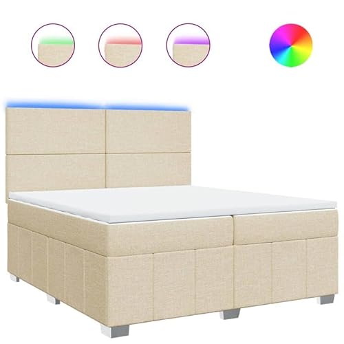 Eleganz Boxspringbett mit Matratze 200x200 cm - Premium Stoffbezug für erholsamen Schlaf - Luxus Himmelbett für Schlafzimmer - Bequem & Langlebig Eleganz Boxspringbett mit Matratze 200x200 cm - Premium Stoffbezug für erholsamen Schlaf - Luxus Himmelbett für Schlafzimmer - Bequem & Langlebig von Eleganz