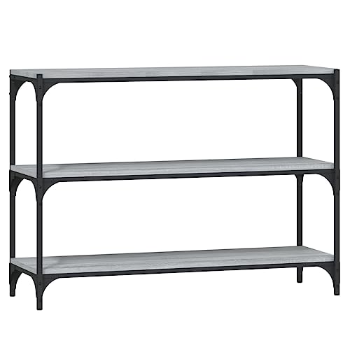 Eleganz Bücherregal Grau Sonoma 100x33x70,5 cm - Modernes Regalsystem aus Holzwerkstoff und Stahl für Wohnzimmer, Büro oder Schlafzimmer - Stilvoll und stabil Eleganz Bücherregal Grau Sonoma 100x33x70,5 cm - Modernes Regalsystem aus Holzwerkstoff und Stahl für Wohnzimmer, Büro oder Schlafzimmer - Stilvoll und stabil von Eleganz