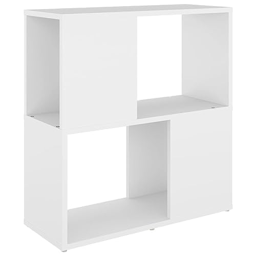 Eleganz Bücherregal Weiß 60x24x63 cm aus Holzwerkstoff - Platzsparendes Regalsystem für kleine Wohnungen, langlebig und stilvoll Eleganz Bücherregal Weiß 60x24x63 cm aus Holzwerkstoff - Platzsparendes Regalsystem für kleine Wohnungen, langlebig und stilvoll von Eleganz