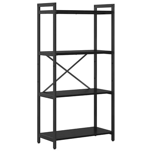 Eleganz Bücherregal aus Holzwerkstoff - Schwarze Eiche 60x30x118 cm - Stabiles Regalsystem für Wohnzimmer, Büro & mehr - Platzsparend & langlebig Eleganz Bücherregal aus Holzwerkstoff - Schwarze Eiche 60x30x118 cm - Stabiles Regalsystem für Wohnzimmer, Büro & mehr - Platzsparend & langlebig von Eleganz