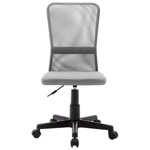 Eleganz Bürostuhl Grau mit Netzgewebe – Hochwertiger Schreibtischstuhl aus 100% Polyester & Metall, 44x52x100 cm – Ergonomischer Bürodrehstuhl für Homeoffice und Büro Eleganz Bürostuhl Grau mit Netzgewebe – Hochwertiger Schreibtischstuhl aus 100% Polyester & Metall, 44x52x100 cm – Ergonomischer Bürodrehstuhl für Homeoffice und Büro von Eleganz