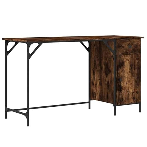 Eleganz Computertisch aus Holzwerkstoff und Metall - Arbeitsplatz für Großraumbüro - Stabile Schreibtisch 131x48x75 cm - Moderner Bürotisch mit viel Stauraum Eleganz Computertisch aus Holzwerkstoff und Metall - Arbeitsplatz für Großraumbüro - Stabile Schreibtisch 131x48x75 cm - Moderner Bürotisch mit viel Stauraum von Eleganz