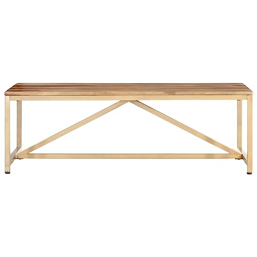 Eleganz Couchtisch 120x60x40 cm Massivholz - Moderner Wohnzimmertisch aus massivem Holz & pulverbeschichtetem Stahl - Langlebig & stilvoll Eleganz Couchtisch 120x60x40 cm Massivholz - Moderner Wohnzimmertisch aus massivem Holz & pulverbeschichtetem Stahl - Langlebig & stilvoll von Eleganz
