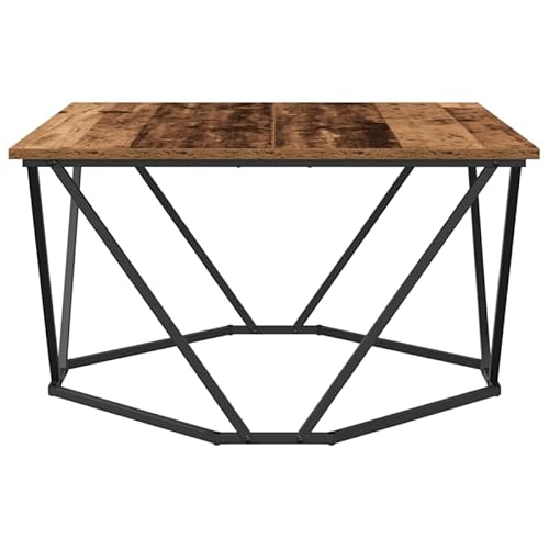 Eleganz Couchtisch Altholz 80x80x45 cm Massivholz Wohnzimmertisch Rustikaler Industrie-Look Langlebig & Stabil Eleganz Couchtisch Altholz 80x80x45 cm Massivholz Wohnzimmertisch Rustikaler Industrie-Look Langlebig & Stabil von Eleganz