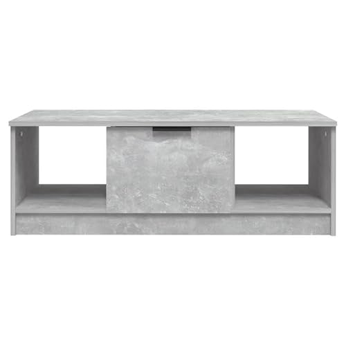 Eleganz Couchtisch Betongrau 102x50x36 cm aus Holzwerkstoff - Moderner Beistelltisch für Wohnzimmer, langlebig & stabil - Ideal für kleine Räume und gemütliche Atmosphäre Eleganz Couchtisch Betongrau 102x50x36 cm aus Holzwerkstoff - Moderner Beistelltisch für Wohnzimmer, langlebig & stabil - Ideal für kleine Räume und gemütliche Atmosphäre von Eleganz