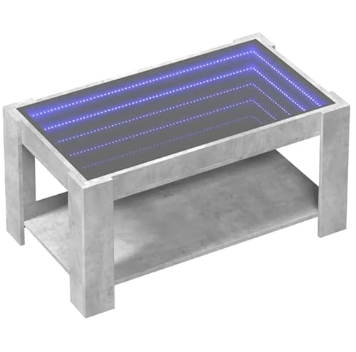 Eleganz -Couchtisch Betongrau 93x53x45 cm - Moderner Wohnzimmertisch aus Holzwerkstoff und Glas - Stilvoll & Langlebig Eleganz -Couchtisch Betongrau 93x53x45 cm - Moderner Wohnzimmertisch aus Holzwerkstoff und Glas - Stilvoll & Langlebig von Eleganz