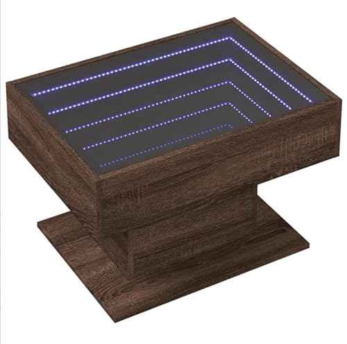 Eleganz Couchtisch Braun Eichen-Optik 70x50x45 cm - Moderner Wohnzimmertisch aus Holzwerkstoff & Glas - Stilvoll & Langlebig Eleganz Couchtisch Braun Eichen-Optik 70x50x45 cm - Moderner Wohnzimmertisch aus Holzwerkstoff & Glas - Stilvoll & Langlebig von Eleganz