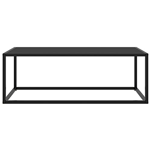 Eleganz Couchtisch Schwarz mit Schwarzem Glas 100x50x35 cm - Moderner Wohnzimmertisch aus Hartglas & pulverbeschichtetem Stahl - Stilvoll & langlebig Eleganz Couchtisch Schwarz mit Schwarzem Glas 100x50x35 cm - Moderner Wohnzimmertisch aus Hartglas & pulverbeschichtetem Stahl - Stilvoll & langlebig von Eleganz