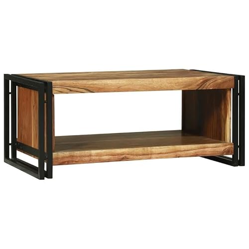 Eleganz Couchtisch aus Akazie Massivholz - Wohnzimmertisch Braun 90 x 50 x 38 cm - Langlebig & Stilvoll für Moderne Wohnräume Eleganz Couchtisch aus Akazie Massivholz - Wohnzimmertisch Braun 90 x 50 x 38 cm - Langlebig & Stilvoll für Moderne Wohnräume von Eleganz