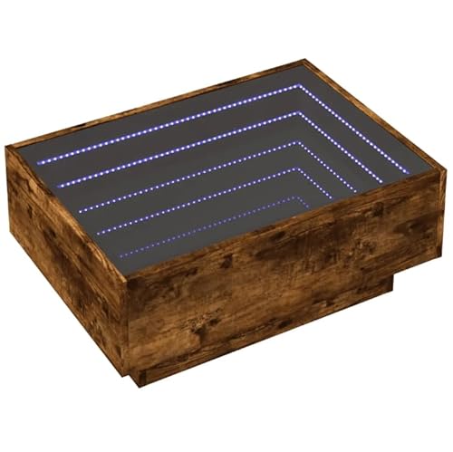 Eleganz -Couchtisch aus Räuchereiche 70x50x30 cm - Moderner Wohnzimmertisch aus Holzwerkstoff & Glas - Stilvoll & Langlebig Eleganz -Couchtisch aus Räuchereiche 70x50x30 cm - Moderner Wohnzimmertisch aus Holzwerkstoff & Glas - Stilvoll & Langlebig von Eleganz