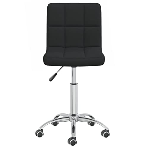 Eleganz Drehbare Esszimmerstühle Schwarz Stoff – Moderner Drehstuhl für Wohnzimmer, Esszimmer und Büro – Bequem & Langlebig – Platzsparend & Stilvoll von Eleganz