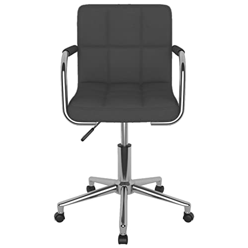 Eleganz Drehstuhl Esszimmerstuhl Dunkelgrau Stoff - Moderne Drehbare Küchenstühle mit Bequemer Polsterung für Wohnzimmer & Essbereich, Robust & Langlebig von Eleganz