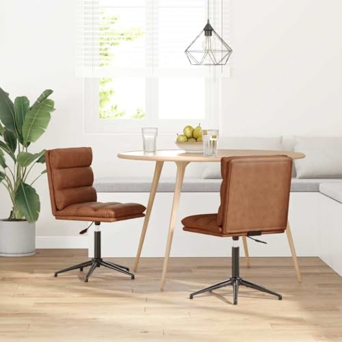Eleganz Esszimmerstühle 2er Set Braun Kunstleder - Moderne Küchenstühle mit Hochwertigem Kunstleder für Wohnzimmer & Essbereich, Bequem & Langlebig Eleganz Esszimmerstühle 2er Set Braun Kunstleder - Moderne Küchenstühle mit Hochwertigem Kunstleder für Wohnzimmer & Essbereich, Bequem & Langlebig von Eleganz