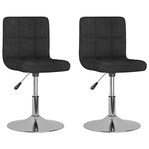 Eleganz Esszimmerstühle 2er Set Drehbar mit Stoffbezug - Moderne Drehstühle für Küche & Wohnzimmer - Bequem & Langlebig - Schwarz Eleganz Esszimmerstühle 2er Set Drehbar mit Stoffbezug - Moderne Drehstühle für Küche & Wohnzimmer - Bequem & Langlebig - Schwarz von Eleganz