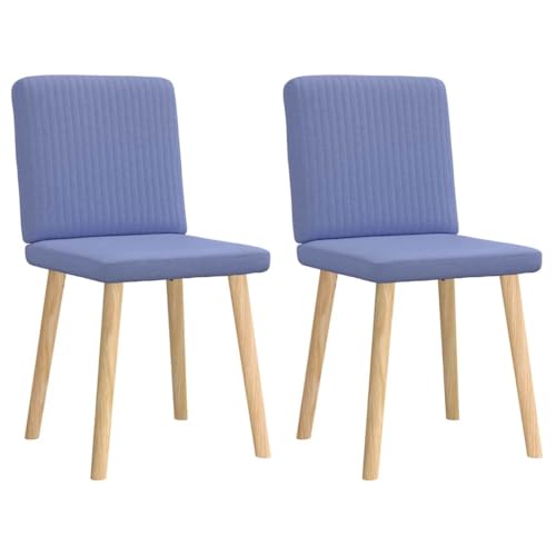 Eleganz Esszimmerstühle 2er Set - Moderne Stoffstühle in Jeansblau für Wohnzimmer & Küche - Bequem & Langlebig - Platzsparende Design für kleine Räume Eleganz Esszimmerstühle 2er Set - Moderne Stoffstühle in Jeansblau für Wohnzimmer & Küche - Bequem & Langlebig - Platzsparende Design für kleine Räume von Eleganz