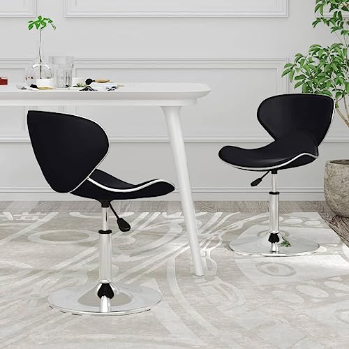 Eleganz Esszimmerstühle 2er Set Schwarz Kunstleder - Moderne Küchenstühle für Esszimmer & Wohnzimmer - Bequem & Langlebig Eleganz Esszimmerstühle 2er Set Schwarz Kunstleder - Moderne Küchenstühle für Esszimmer & Wohnzimmer - Bequem & Langlebig von Eleganz
