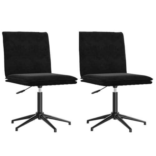 Eleganz Esszimmerstühle 2er Set Schwarz Samt - Moderne Küchenstühle für Wohnzimmer & Essbereich - Bequeme & Stabile Stühle Eleganz Esszimmerstühle 2er Set Schwarz Samt - Moderne Küchenstühle für Wohnzimmer & Essbereich - Bequeme & Stabile Stühle von Eleganz
