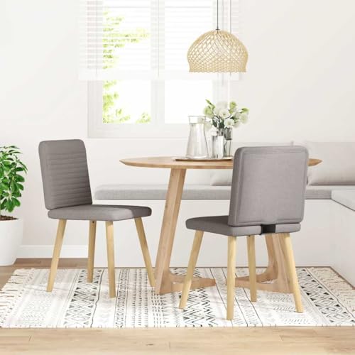 Eleganz Esszimmerstühle 2er Set Taupe Stoff - Bequeme & Stabile Küchenstühle für Wohnzimmer & Essbereich - Modernes Design für Familien & Gäste Eleganz Esszimmerstühle 2er Set Taupe Stoff - Bequeme & Stabile Küchenstühle für Wohnzimmer & Essbereich - Modernes Design für Familien & Gäste von Eleganz