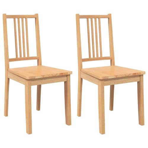 Eleganz Esszimmerstühle 2er Set aus Massivholz Gummibaum - Natürliche & Langlebige Stühle für Esszimmer, Küche oder Garten - Umweltschonend & Stilvoll Eleganz Esszimmerstühle 2er Set aus Massivholz Gummibaum - Natürliche & Langlebige Stühle für Esszimmer, Küche oder Garten - Umweltschonend & Stilvoll von Eleganz