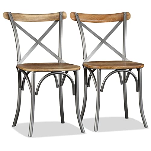 Eleganz Esszimmerstühle 2er Set aus Massivholz Mango – Langlebige & Stabile Küchenstühle für Wohnzimmer oder Essbereich – Natürliches Design für Gemütlichkeit Eleganz Esszimmerstühle 2er Set aus Massivholz Mango – Langlebige & Stabile Küchenstühle für Wohnzimmer oder Essbereich – Natürliches Design für Gemütlichkeit von Eleganz
