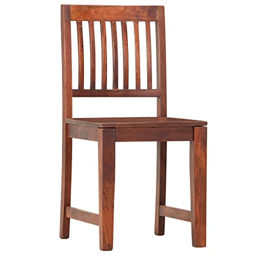 Eleganz Esszimmerstühle 2er Set aus Massivholz Mango - Langlebige und stabile Stühle für Wohnzimmer, Essbereich oder Küche - Natürliches Design für EIN gemütliches Ambiente von Eleganz