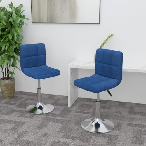 Eleganz Esszimmerstühle 2er Set drehbar blau Stoff – Moderne Drehstühle für Küche & Wohnzimmer, bequem & stabil – Ideal für Essbereich oder Homeoffice Eleganz Esszimmerstühle 2er Set drehbar blau Stoff – Moderne Drehstühle für Küche & Wohnzimmer, bequem & stabil – Ideal für Essbereich oder Homeoffice von Eleganz