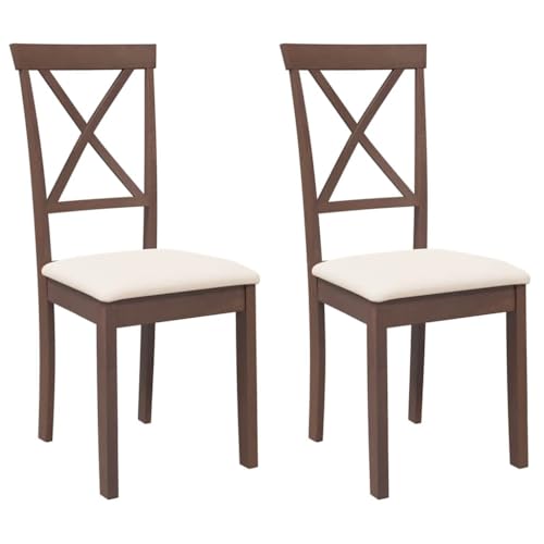 Eleganz Esszimmerstühle 2er Set mit Kissen – Massivholz aus Gummibaum, Braun – Bequeme & Stabile Küchenstühle für Wohnzimmer, Essbereich oder Küche – Natürlich & Langlebig Eleganz Esszimmerstühle 2er Set mit Kissen – Massivholz aus Gummibaum, Braun – Bequeme & Stabile Küchenstühle für Wohnzimmer, Essbereich oder Küche – Natürlich & Langlebig von Eleganz