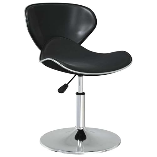 Eleganz Esszimmerstühle 4er Set Schwarz Kunstleder - Moderne Küchenstühle & Dining Chairs für Wohnzimmer, langlebig & bequem - Perfekt für Familien und Gastgeber von Eleganz