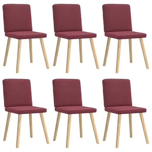 Eleganz Esszimmerstühle 6er Set Weinrot - Stoffbezug, Bequem & Stabil für Küche, Esszimmer oder Gastronomie - Moderne Designstühle für Familien & Gäste Eleganz Esszimmerstühle 6er Set Weinrot - Stoffbezug, Bequem & Stabil für Küche, Esszimmer oder Gastronomie - Moderne Designstühle für Familien & Gäste von Eleganz