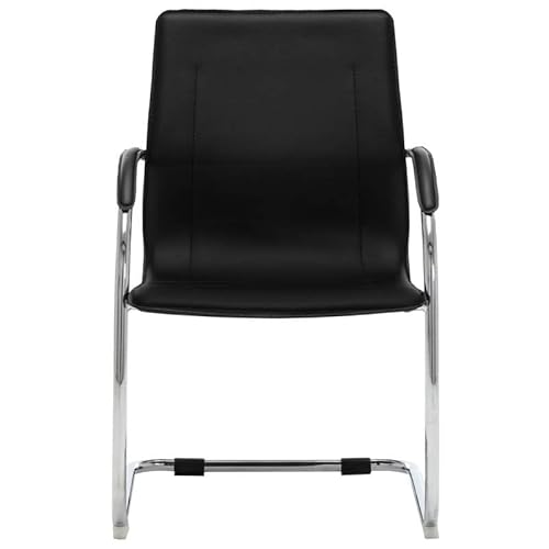 Eleganz Freischwinger Bürostuhl Schwarz Kunstleder - Moderner Bürostuhl für Homeoffice und Büro, Langlebig und Bequem, Ergonomisches Design für Ganzjährigen Komfort Eleganz Freischwinger Bürostuhl Schwarz Kunstleder - Moderner Bürostuhl für Homeoffice und Büro, Langlebig und Bequem, Ergonomisches Design für Ganzjährigen Komfort von Eleganz
