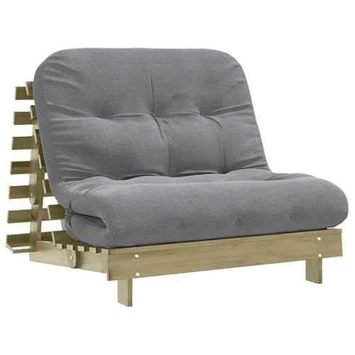 Eleganz Futon Schlafsofa mit Matratze 100x206x11 | Kieferholz imprägniert | Platzsparend für kleine Wohnungen | Bequemer Gästebettersatz | Ideal für Wohnzimmer oder Schlafzimmer Eleganz Futon Schlafsofa mit Matratze 100x206x11 | Kieferholz imprägniert | Platzsparend für kleine Wohnungen | Bequemer Gästebettersatz | Ideal für Wohnzimmer oder Schlafzimmer von Eleganz