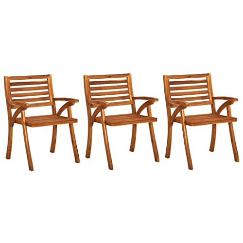 Eleganz Garten-Essstühle mit Kissen 3 STK. aus Massivholz Akazie - Langlebig & Bequem für Terrasse & Garten - Perfekt für Familien & Gäste Eleganz Garten-Essstühle mit Kissen 3 STK. aus Massivholz Akazie - Langlebig & Bequem für Terrasse & Garten - Perfekt für Familien & Gäste von Eleganz