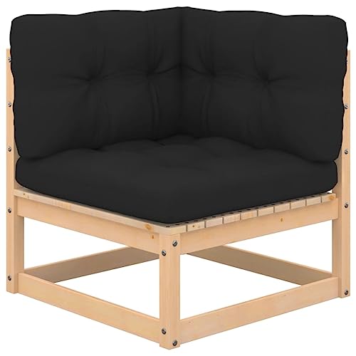 Eleganz Garten-Lounge-Set 6-TLG. aus Massivholz Kiefer mit Kissen – Wetterbeständiges Outdoor-Möbel für Terrasse & Garten – Bequeme Sitzgruppe für Relaxen im Freien Eleganz Garten-Lounge-Set 6-TLG. aus Massivholz Kiefer mit Kissen – Wetterbeständiges Outdoor-Möbel für Terrasse & Garten – Bequeme Sitzgruppe für Relaxen im Freien von Eleganz
