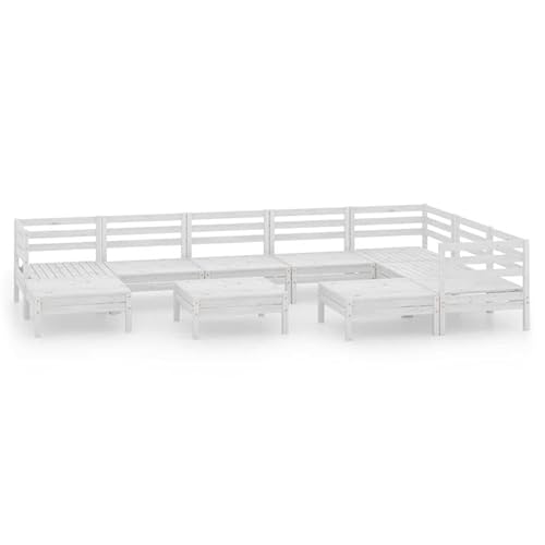 Eleganz Garten-Lounge-Set aus massivem Kiefernholz Weiß – Langlebig & pflegeleicht – Perfekt für Terrasse & Garten Eleganz Garten-Lounge-Set aus massivem Kiefernholz Weiß – Langlebig & pflegeleicht – Perfekt für Terrasse & Garten von Eleganz