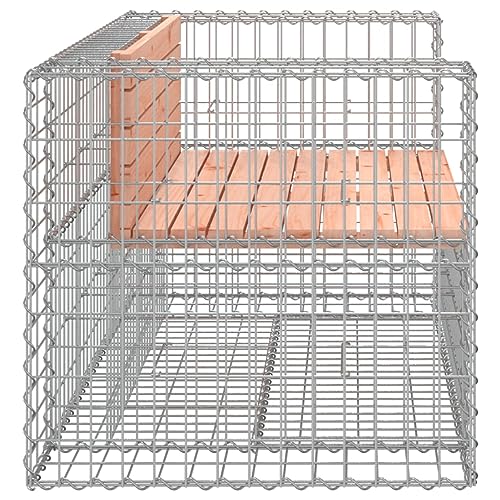 Eleganz Gartenbank aus Gabionen 143x71x65,5 cm - Massivholz Douglasie, unbehandelt - Langlebiges Gartensitzmöbel für Terrasse & Garten Eleganz Gartenbank aus Gabionen 143x71x65,5 cm - Massivholz Douglasie, unbehandelt - Langlebiges Gartensitzmöbel für Terrasse & Garten von Eleganz