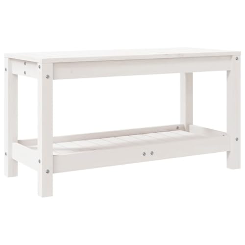 Eleganz Gartenbank aus massivem Kiefernholz, 82,5x35x45 cm, langlebig und wetterfest - perfekt für Terrasse, Garten oder Balkon - natürlicher Look für Ihr Outdoor-Wohnzimmer Eleganz Gartenbank aus massivem Kiefernholz, 82,5x35x45 cm, langlebig und wetterfest - perfekt für Terrasse, Garten oder Balkon - natürlicher Look für Ihr Outdoor-Wohnzimmer von Eleganz