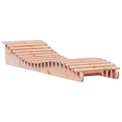 Eleganz Gartenbett aus massivem Douglasienholz, unbehandelt, 205x60x31,5 cm - Langlebiges Sonnenliege für Garten und Terrasse - Natürliches Design für Outdoor-Entspannung von Eleganz