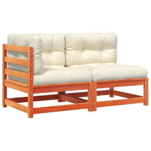 Eleganz Gartensofa 2-Sitzer aus massivem Kiefernholz, wachsfarben – Langlebiges und stilvolles Gartensitzmöbel für Terrasse und Garten Eleganz Gartensofa 2-Sitzer aus massivem Kiefernholz, wachsfarben – Langlebiges und stilvolles Gartensitzmöbel für Terrasse und Garten von Eleganz